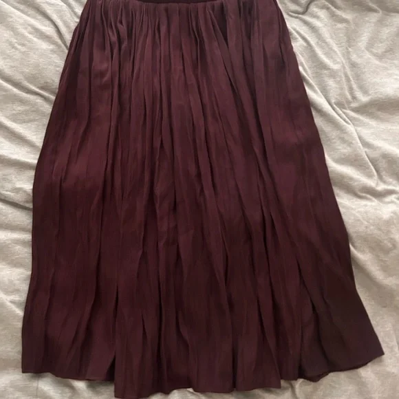 Wilfred Midi Ruffled Purple Skirt - Picture 3 of 3